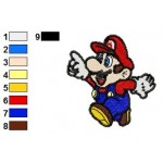 Mario 03 Embroidery Design